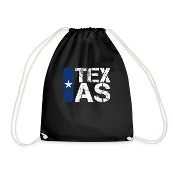 Texas - Turnbeutel - Schwarz - Vorne