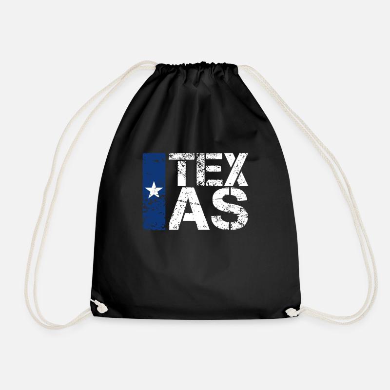 Texas - Turnbeutel - Schwarz