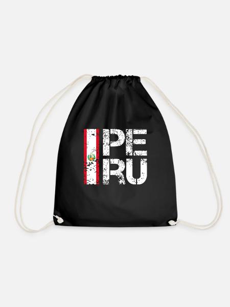 Peru - Turnbeutel - Schwarz