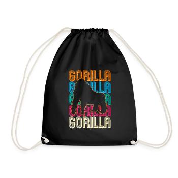 Gorille - Sac de sport léger - noir - Devant