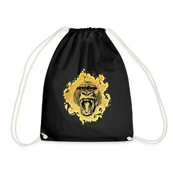Singe - Sac de sport léger - noir - Devant