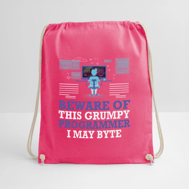 Funny Programmers Coding Gift Drawstring Bag