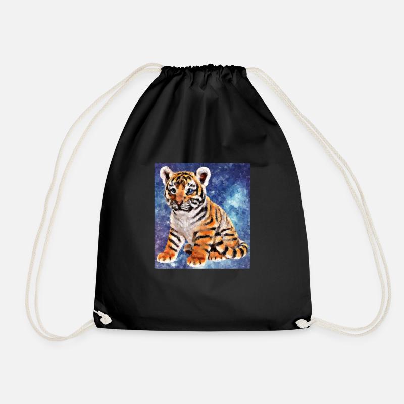 Tiger - Turnbeutel - Schwarz