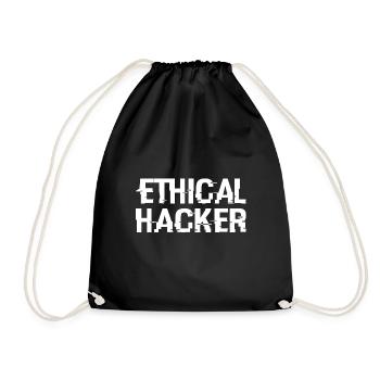 Hacking Hacker Phishing - Drawstring Bag - black - Front