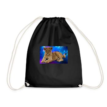 Lion Polygone - Sac de sport léger - noir - Devant