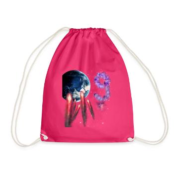 9ème anniversaire - Sac de sport léger - fuchsia - Devant