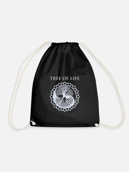Tree of life - Turnbeutel - Schwarz