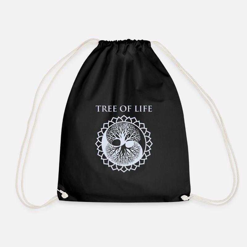Tree of life - Turnbeutel - Schwarz