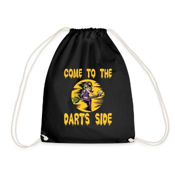 Come To The Darts Side - Turnbeutel - Schwarz - Vorne