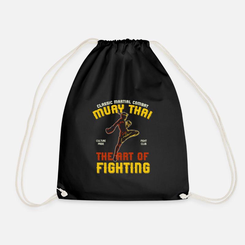 Muay Thai - Turnbeutel - Schwarz