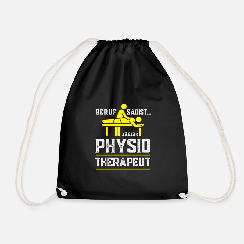 Berufssadist Physiotherapeut - Turnbeutel - Schwarz