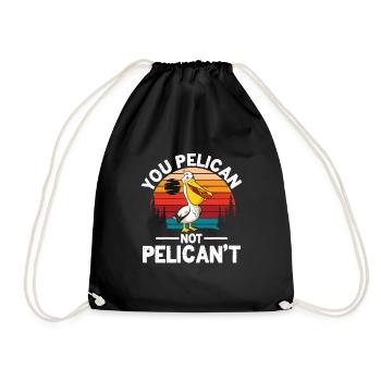 Vous pélican pas pélican - Sac de sport léger - noir - Devant