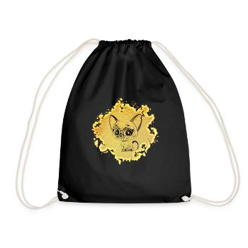 Chat - Sac de sport léger - noir - Devant