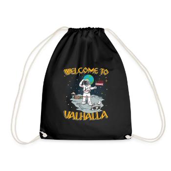 Welcome to Valhalla - Turnbeutel - Schwarz - Vorne