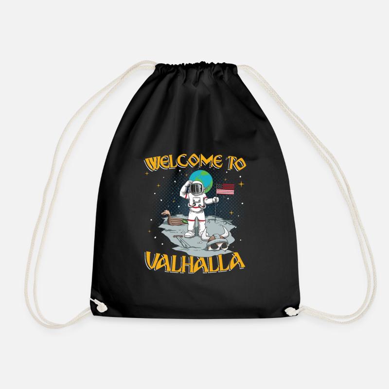 Welcome to Valhalla - Turnbeutel - Schwarz