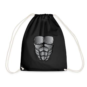 Gorilla Costume Halloween - Drawstring Bag - black - Front