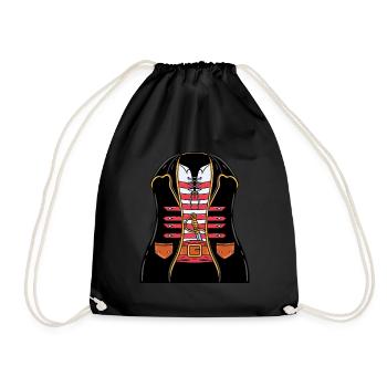 Pirate Costume Halloween - Drawstring Bag - black - Front