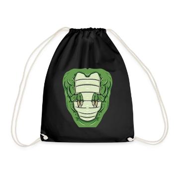 T-Rex Costume Halloween - Sac de sport léger - noir - Devant