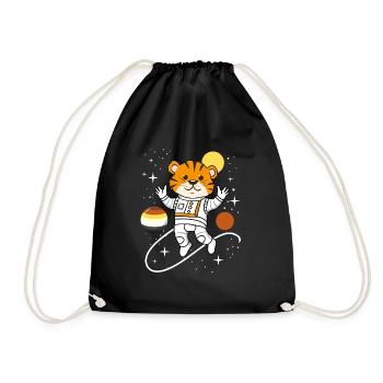 Tiger Astronaut Gay Bear Pride - Sac de sport léger - noir - Devant