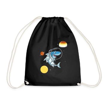 Hai Astronaut Gay Bear Pride - Turnbeutel - Schwarz - Vorne