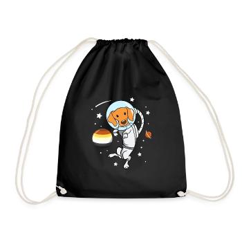 Chien Astronaute Gay Bear Pride - Sac de sport léger - noir - Devant