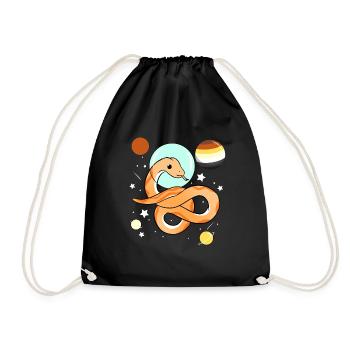 Snake Astronaute Gay Bear Pride - Sac de sport léger - noir - Devant