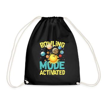 Bowling Mode Activated - Turnbeutel - Schwarz - Vorne