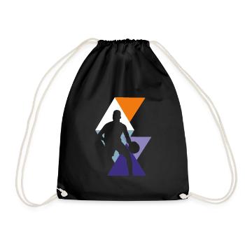 Basketball rebound - Drawstring Bag - black - Front