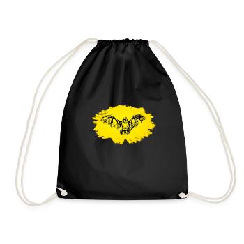 Chauve-souris - Sac de sport léger - noir - Devant