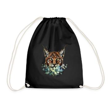 Luchs - Turnbeutel - Schwarz - Vorne