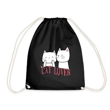 Méchant Mauvais Chat Mignon - Sac de sport léger - noir - Devant