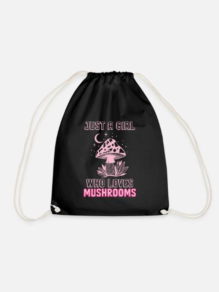 Cueilleurs de champignons et amis champignons - Sac de sport léger - noir