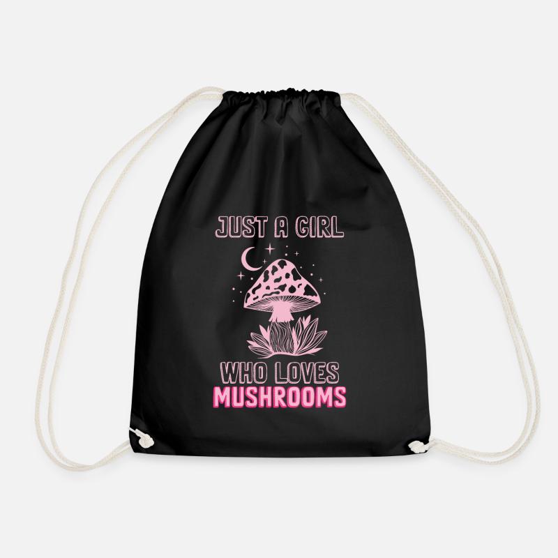 Cueilleurs de champignons et amis champignons - Sac de sport léger - noir