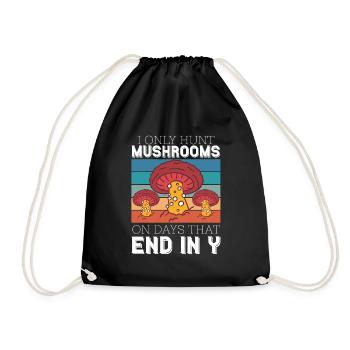 Cueilleurs de champignons et amis champignons - Sac de sport léger - noir - Devant