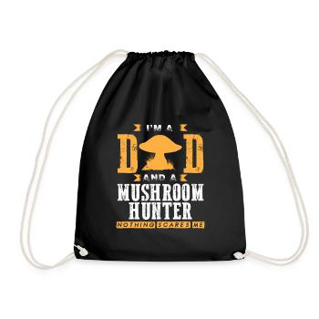 Cueilleurs de champignons et amis champignons - Sac de sport léger - noir - Devant