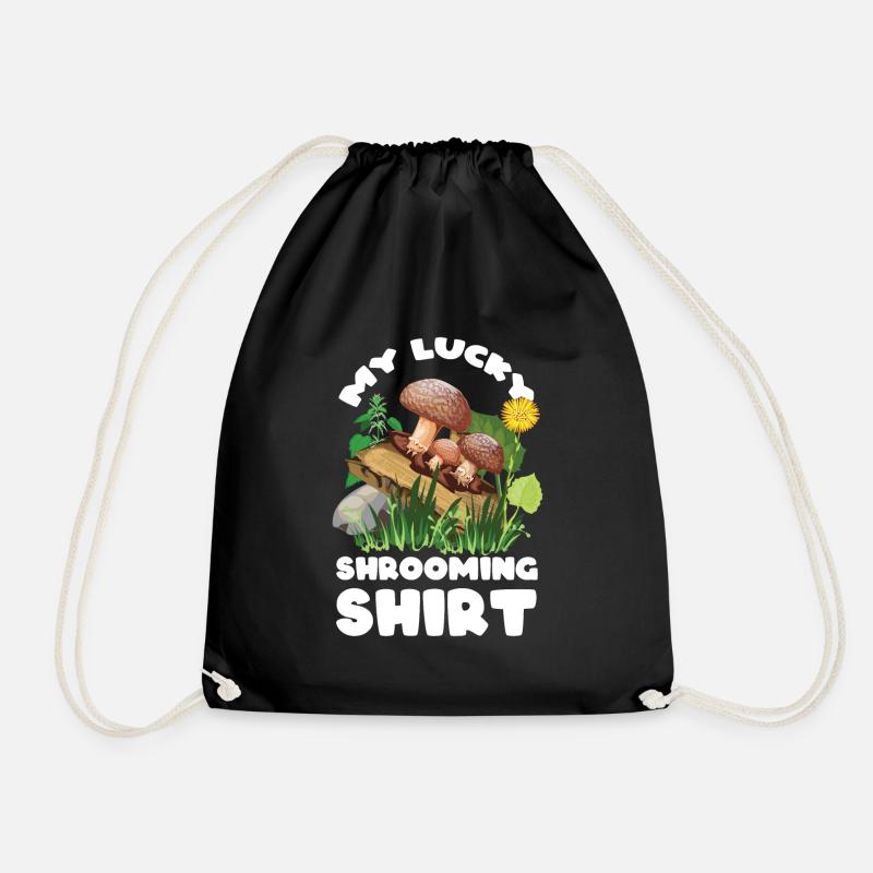 Cueilleurs de champignons et amis champignons - Sac de sport léger - noir