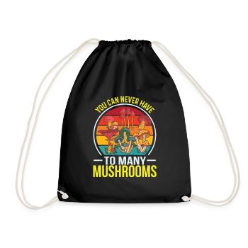 Cueilleurs de champignons et amis champignons - Sac de sport léger - noir - Devant