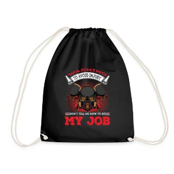 Peintre et vernisseur, le métier le meilleur et le plus ennuyeux - Sac de sport léger - noir - Devant