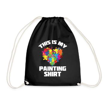 Peintre et vernisseur, le métier le meilleur et le plus ennuyeux - Sac de sport léger - noir - Devant