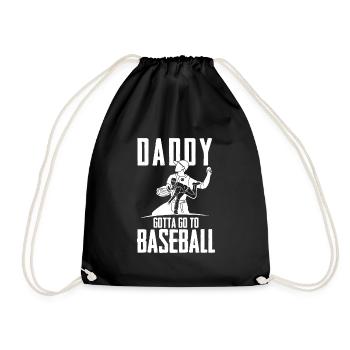 Cadeau de fête des pères pour papa pour la fête des pères - Sac de sport léger - noir - Devant