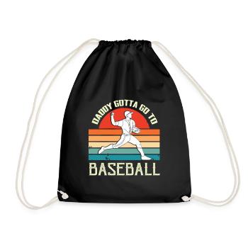 Father's Day gift for dad for Men's Day - Drawstring Bag - black - Front