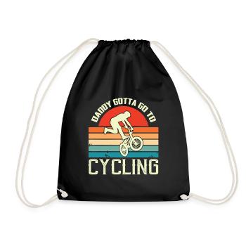 Cadeau de fête des pères pour papa le jour de la fête des pères - Sac de sport léger - noir - Devant