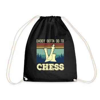 Cadeau de fête des pères pour papa le jour de la fête des pères - Sac de sport léger - noir - Devant