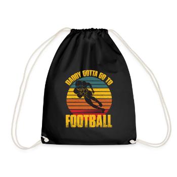 Cadeau de fête des pères pour papa pour la fête des hommes - Sac de sport léger - noir - Devant