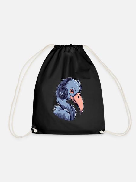 Schuhschnabel Gaming - Turnbeutel - Schwarz
