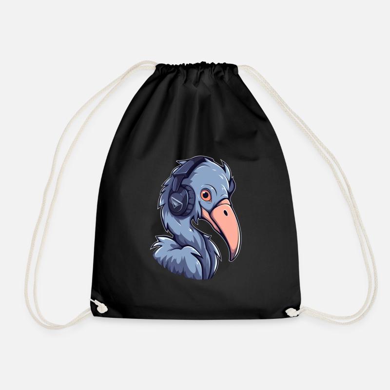 Schuhschnabel Gaming - Turnbeutel - Schwarz