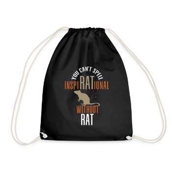 Conseil Vous ne pouvez pas épeler InspiRATional - Sac de sport léger - noir - Devant