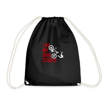 VTT Je fais mes propres cascades VTT - Sac de sport léger - noir - Devant