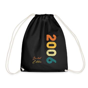 2006 Limited Edition born in 2006 - Drawstring Bag - black - Front