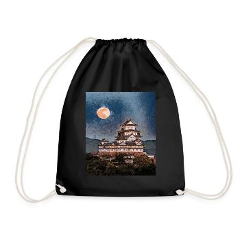 Château de Himeji, Japon - Sac de sport léger - noir - Devant